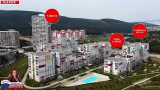 MALTEPE NARCİTY C ETAP BAKIMLI MASRAFSIZ 176 M² 4+1