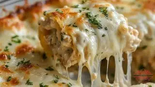 Chicken Alfredo Lasagna Rolls Recipe &hearts;️ | Best Dinner Recipe | Spicy Chicken Lasagna Rolls &hearts;️