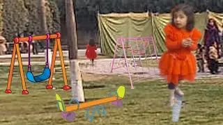 hoorain in park|swings|slides|seesaw|B2 park|johar town|kids|fun|shafa|sunday #viral #youtubeshorts