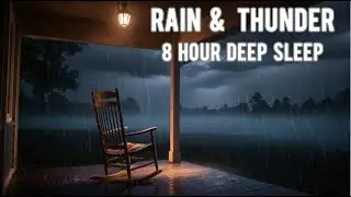 Rain Storm on Porch 8 Hours Sleep Sounds