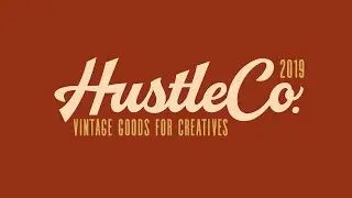 Vintage Text Logo Design Tutorial