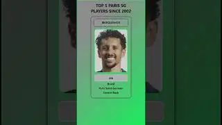 Top 5 Paris Saint Germain Players Since 2002