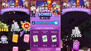 MonopolyGO!Super Soir&eacute;e Tournament Full Complete7,500🎲Purple Pack Collect All PEG-E Token@monopolygo