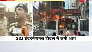 Fire breaks out at Lucknow's SSJ International hotel, five people rescued