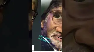 Комическое лицо Амитабха Баччана 😜😜🤣🤣 Карикатура 😜😜 Смешное лицо 🤣🤣 шорты