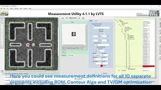 Measurement Utility Demo 7 - Measurement DRAM like structure with contour algorithm