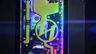Bykski Front Panel Distro Plate For Lian Li O11 EVO Case, RGV-LAN-O11-EVO-LI-P