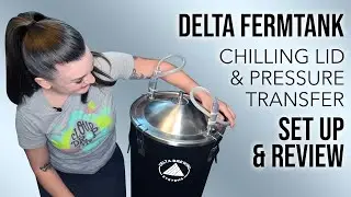 Крышка для охлаждения и установка системы передачи давления для Delta Brewing Fermtank
