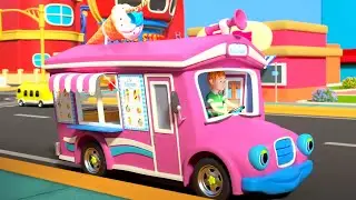 Wheels On The Ice Cream Truck - Yum Yum Song and Rhymes for Children