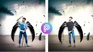 Devil vs Wings Concept photo editing / picsart Angle photo editing / Picsart step by step editing