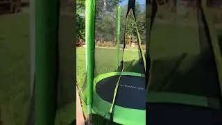 ACWARM HOME 6FT Trampoline for Kids with Safety Enclosure Net