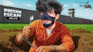 ESCAPING PRISON WITH A SPOON | Prison Escape Simulator #1