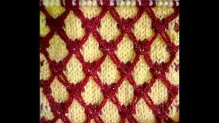 Easy Two Color Knitting Pattern No.35|Hindi