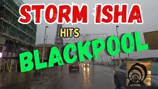 Storm Isha Hits Blackpool