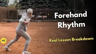 Fix Your Forehand Rhythm (Real Lesson)