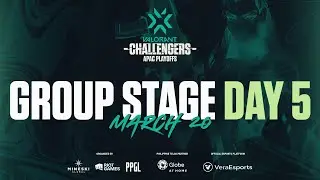 (EN) VCT Stage 1 - Challengers APAC - Groups - Day 5