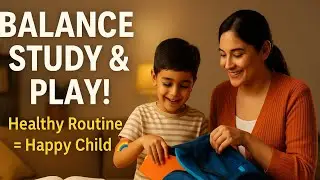 Parenting Tip of the Day | Balance Study & Play | Build Healthy Daily Routine 🌸