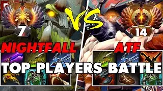 NIGHTFALL (TINY) Carry vs ATF (MAGNUS) Off - Epic Battle Of Top Dota 2 Players - Z Dota 2