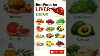 Best Foods for Liver Detox 🍋 | Clean Your Liver Naturally #Shorts #healthyfood