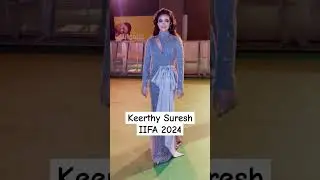 #keerthysuresh gracing the green carpet of #iifautsavam #iifa #iifa2024
