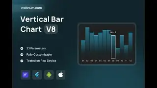 FlutterFlow Vertical Bar Chart 🚀 Dashboard Analytics 📈 #flutterflow #barchart #chart