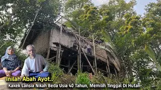 Nikah Beda Usia.. Kakek Lansia 89 Tahun Nikahi Janda Muda & Memilih Tinggal di Hutan