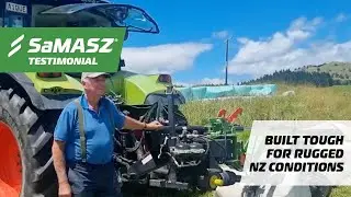 SaMASZ Testimonial - the KT disc mower built tough for rugged NZ conditions