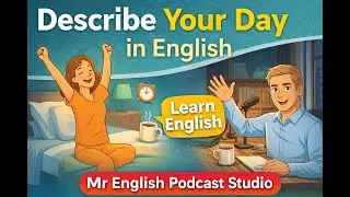 Talk About Your Day in English – Simple Sentences for Beginners | Mr English Podcast