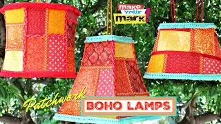 Patchwork Boho Lamps DIY