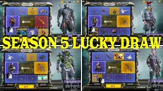 Season 5 All Lucky Draw Item Showcase in COD Mobile