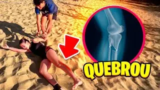 CAUÃ ME DERRUBOU NO FUTEVÔLEI