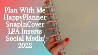 Happy Planner Classic Snap In Cover Planner Set Up for 2022