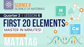 First 20 Elements: Names, Symbols & Easy Mnemonics! | Quarter 2 Competency 6 | MATATAG  Science 8