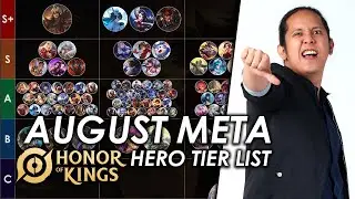 AUGUST META! | Honor of Kings Hero Tier List