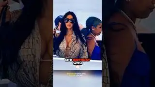 🎉 Kim Kardashian Celebrates North West's 12th Birthday in Style! 🚢🌴 #shorts