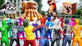 🔥 TIM SPIDER-MAN 🕷️ vs Tim Raksasa Brainrot 🧠 dalam Pertarungan EPIK ⚔️!?