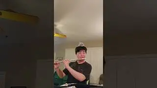 7 second chromatic scale on flute