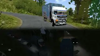 Mini truck driving in night | Night driving | Truck simulator | #viral #trending #gaming 