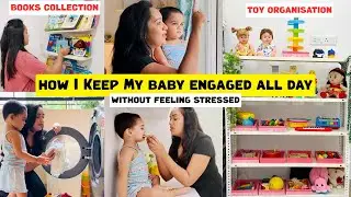 My Stress-Free Way to Keep a Toddler Busy All Day at Home| Toy & Book Collection