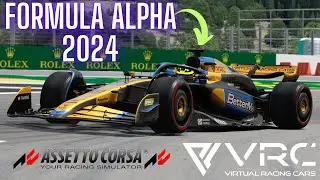 FIRST LOOK !! VRC Formula Alpha F1 2024 Debut at Spa | Car Setups Will Hurt Your Brain 🤯 Assetto