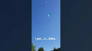 I got 2...kites 🤪🤣 #kite #sky #short
