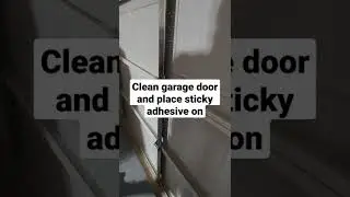 How to put Garage Door Insulation On