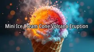 🍦Ice Cream Volcano Eruption! 🌋 Science You Can Try at Home