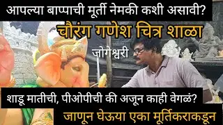 आपल्या बाप्पाची नेमकी मूर्ती कशी असावी?जाणून घेऊया एका मूर्तिकार कडून...
