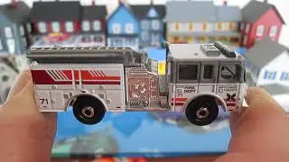 PIERCE XT FIRE ENGINE - 2O25 Matchbox Toy Diecast Unboxing Review - White Ladder Truck - MBX County