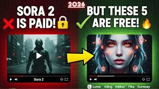 Sora 2 is Paid, but these 5 are FREE! 🔥 Best AI Video Generators in 2026