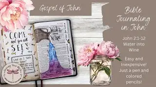 Water into Wine Draw and Color | John 2:1-12 | Come & See | Discovering Jesus in the Gospel of John