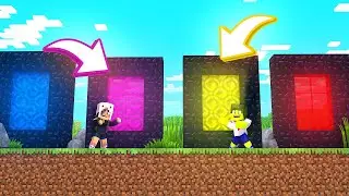 NÃO ESCOLHA O PORTAL COLORIDO ERRADO NO MINECRAFT!