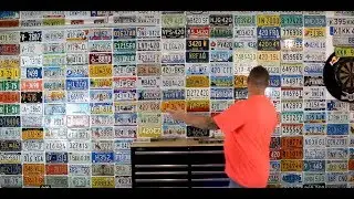Look at this license plate collection!