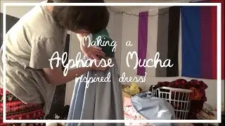 Making An Alphonse Mucha Inspired Dress